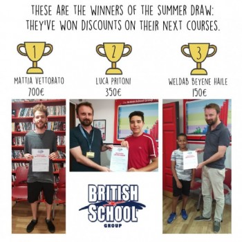 Vincitori Lotteria British School Group 2019